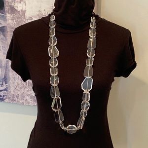 New York & Company necklace - clear